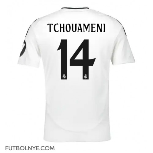 Camiseta Real Madrid Aurelien Tchouameni #14 Primera Equipación 2024-25 manga corta